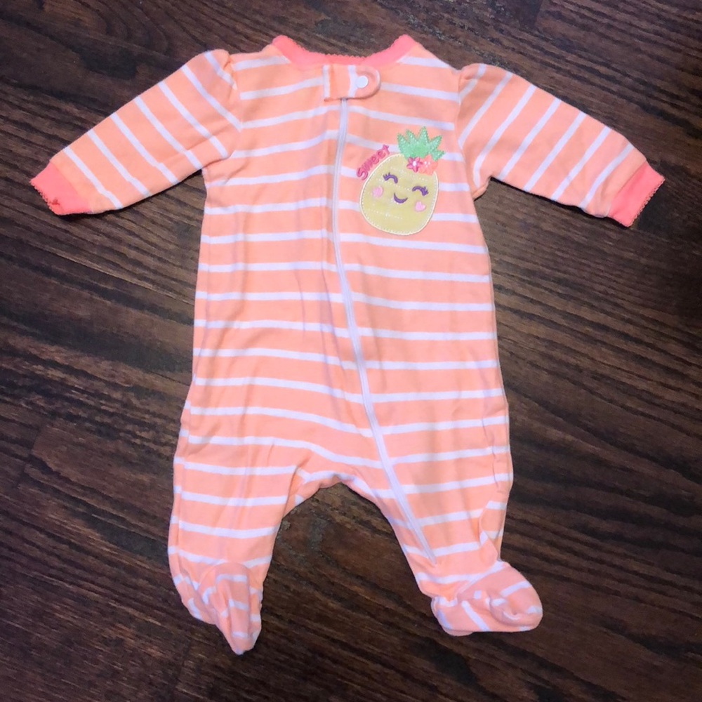 Baby Girl Sleeper 0-3 mo